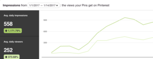 Pinterest Follower Growth